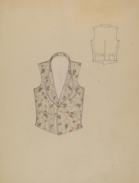 Waistcoat, c. 1936. Creator: Dorothy Gernon.
