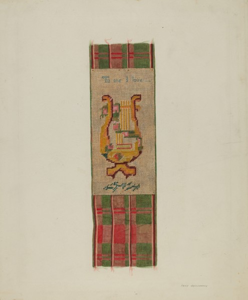 Bookmark, c. 1938. Creator: Fred Hassebrock.