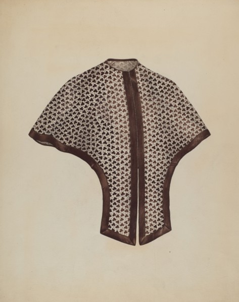 Cape, c. 1938. Creator: Melita Hofmann.
