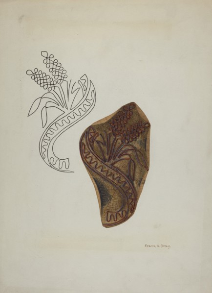 Calico Printing Blocks, c. 1940. Creator: Frank Gray.