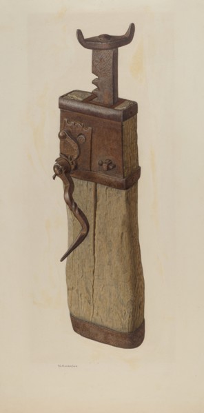 Conestoga Wagon Jacks, c. 1941. Creator: Nicholas Amantea.