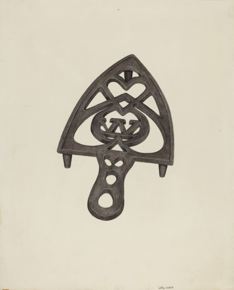 Trivet, c. 1941. Creator: LeRoy Griffith.