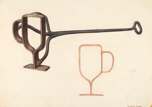 Branding Iron, c. 1942. Creator: Elizabeth Johnson.
