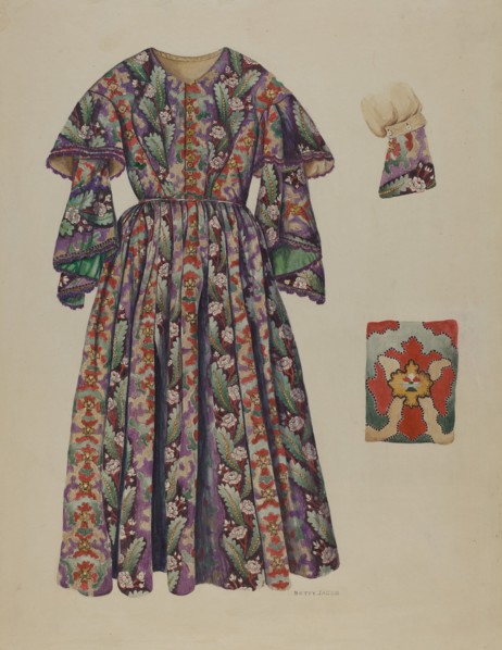 Pa. German Dress, 1935/1942. Creator: Betty Jacob.
