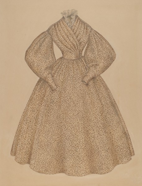 Dress, c. 1937. Creator: Melita Hofmann.