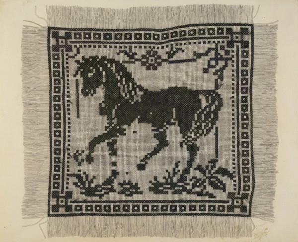 Sampler, c. 1937. Creator: Raymond Manupelli.