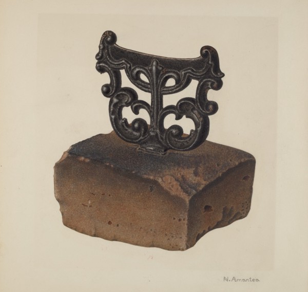 Foot Scraper, c. 1940. Creator: Nicholas Amantea.