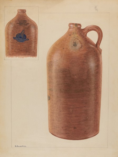 Jug, c. 1936. Creator: Nicholas Amantea.