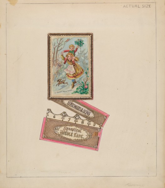 Needle Case, 1935/1942. Creator: Thomas Holloway.