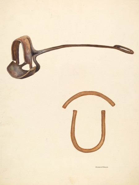Branding Iron, c. 1942. Creator: Elizabeth Johnson.