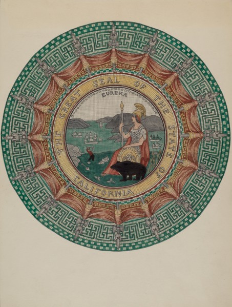 Mosaic Marble "Ornament", c. 1936. Creator: Gordena Jackson.