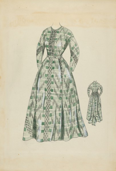 Woman's Dress, c. 1936. Creator: Rosalia Lane.