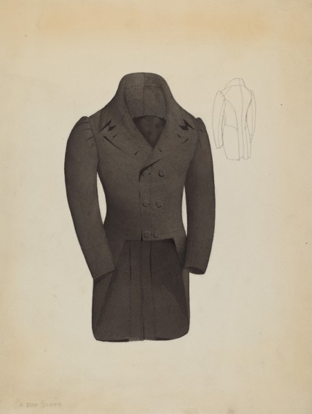 Tail Coat, c. 1937. Creator: Creighton Kay-Scott.