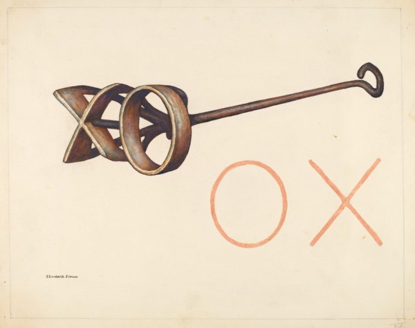 Branding Iron, c. 1942. Creator: Elizabeth Johnson.