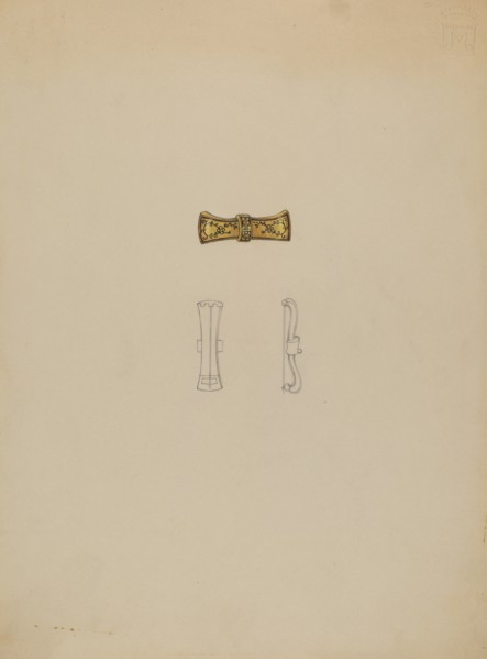 Brooch, c. 1936. Creator: Marie Mitchell.