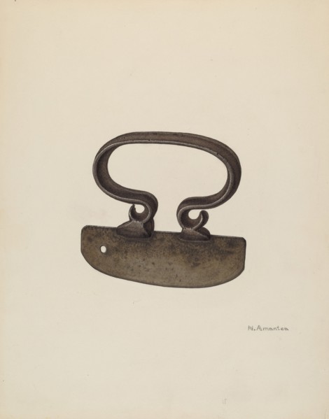 Chopping Knife, c. 1940. Creator: Nicholas Amantea.