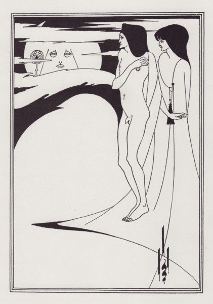 The Woman in the Moon, 1893. Creator: Aubrey Beardsley.