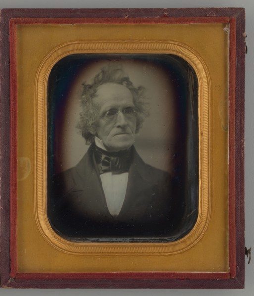Untitled (Portrait of a Man), 1847. Creators: Albert Sands Southworth, Josiah Johnson Hawes.