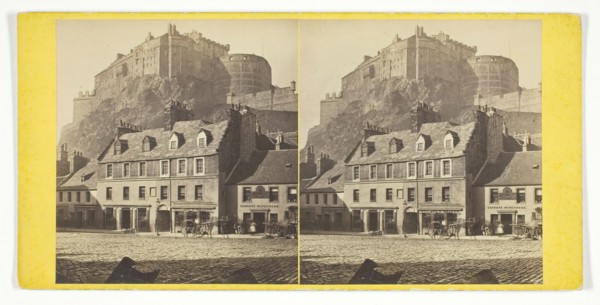 Edinburgh Castle, 1867. Creator: Archibald Burns.