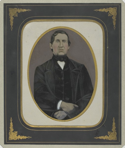 Untitled (Portrait of a Man), c. 1850. Creator: Unknown.