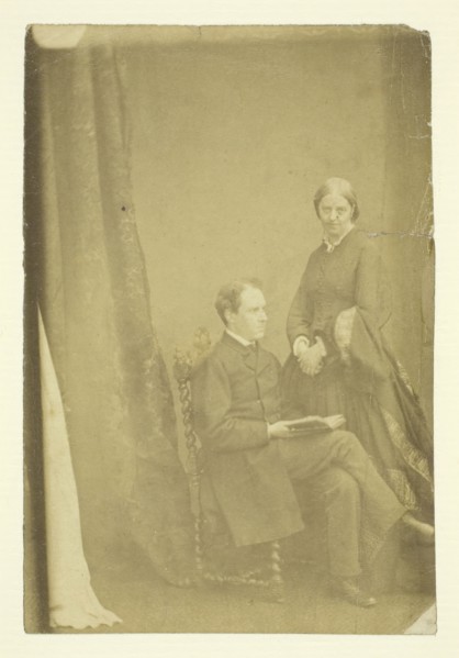 Mr. and Mrs. Craik, 1865/75. Creators: Unknown, Benjamin Mulock.