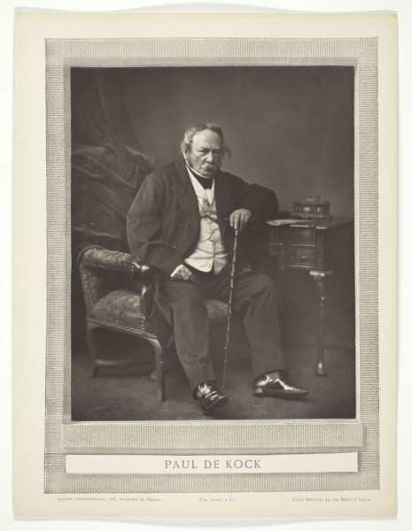 Paul De Kock, 1875/77. Creator: Bertall.