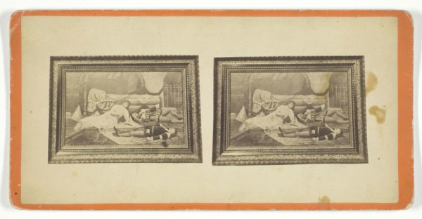 Untitled [dramatic scene], late 19th century.  Creator: C. H. Wareham.
