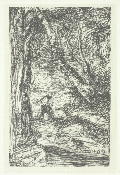 Le bucheron, possibly 1857, printed 1982. Creator: Charles Nègre.