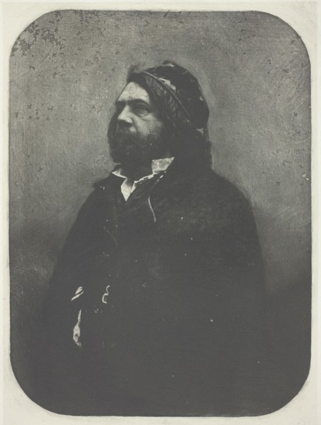 Portrait de Theophile Gautier d'apres Nadar, c. 1857, printed 1982. Creator: Charles Nègre.