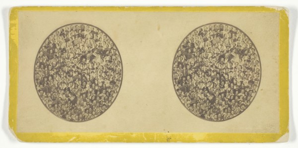 Untitled [collage of photographic portraits], late 19th century. Creator: Daniel S. Camp.