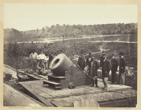 Mortar Dictator, in Front of Petersburg, October 1864. Creator: David Knox.