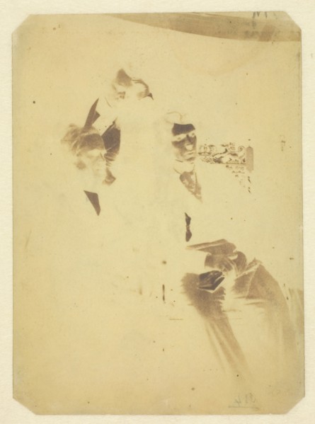 James Gordon, William Hanna D.D. and 'Mr. Cowan', 1843/47. Creators: David Octavius Hill, Robert Adamson, Hill & Adamson.