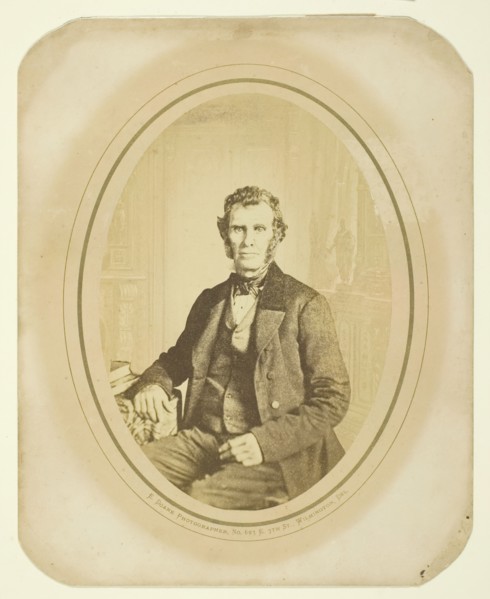 Untitled (Portrait of a Man), 1850-1900. Creator: E. Doane.