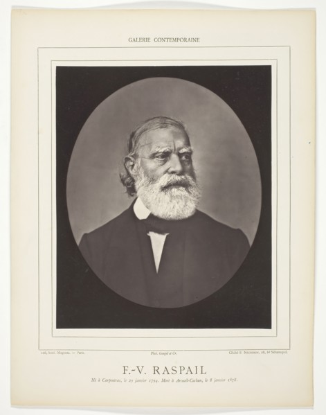 F.V. Raspail, c. 1876. Creator: Etienne Neurdein.