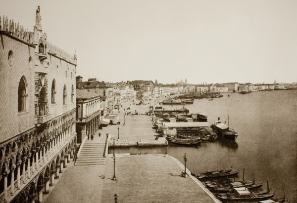Untitled (89), c. 1890. [Doge's Palace and Grand Canal, Venice].  Creator: Unknown.