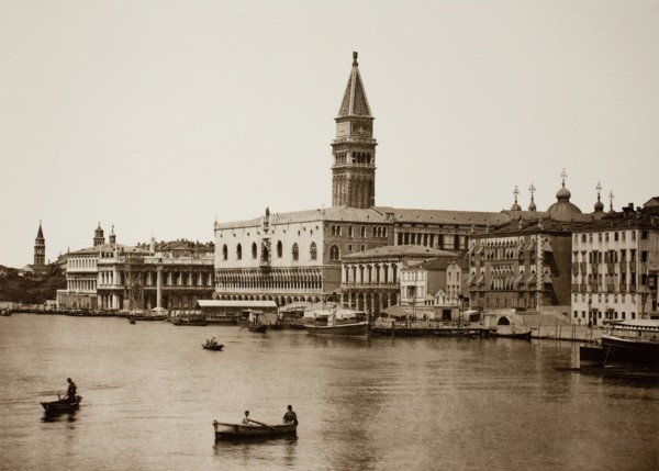 Untitled (99), c. 1890. [Doge's Palace and Grand Canal, Venice]. Creator: Unknown.