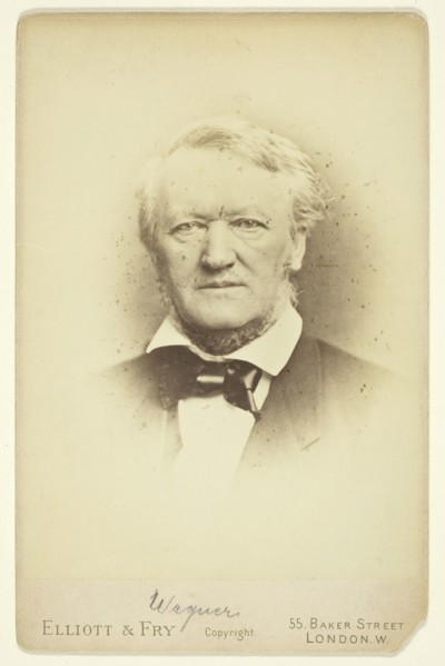 Portrait of Wagner, 1877. Creator: Elliott & Fry.