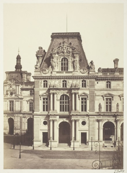 Les Tuileries, 1855/57. Creator: Edouard Baldus.