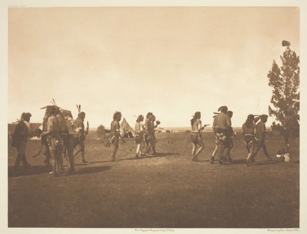 Arikara Medicine Ceremony - Dance of the Fraternity, 1908. Creator: Edward Sheriff Curtis.
