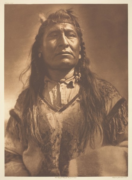 New Chest - Piegan, 1910. Creator: Edward Sheriff Curtis.