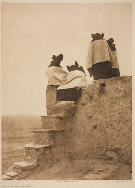 Watching the Dancers, 1906. Creator: Edward Sheriff Curtis.