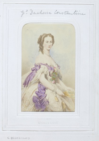 Grand Duchess Constantine, 1860-69. Creator: Émile Desmaisons.