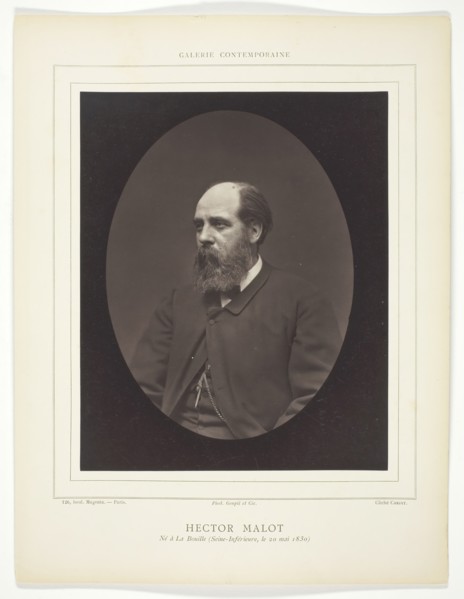 Hector Malot, c. 1876. Creator: Etienne Carjat.