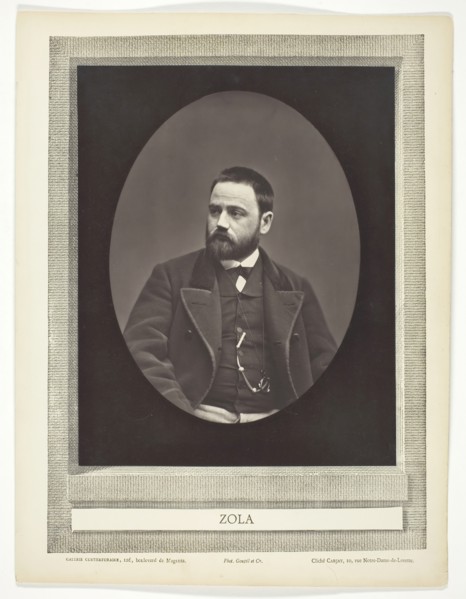 Émile Zola (French novelist, playwright, and journalist, 1840-1902), c. 1876. Creator: Etienne Carjat.