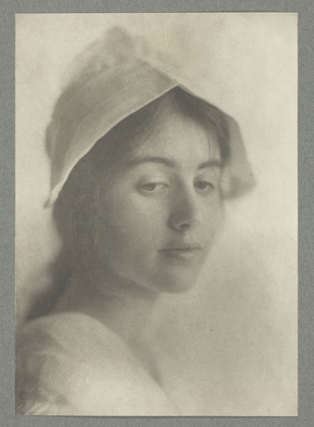 A Study Head, c. 1899. Creator: Eva Watson-Schutze.