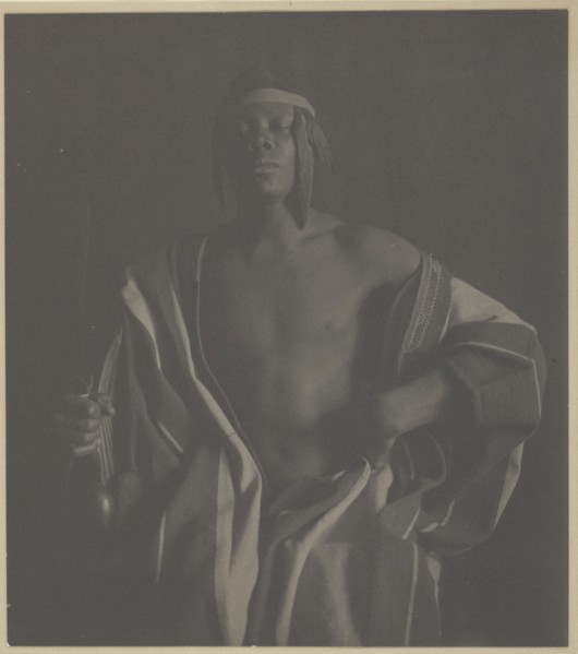 An Ethiopian Chief, 1897, printed c. 1902. Creator: Fred Holland Day.