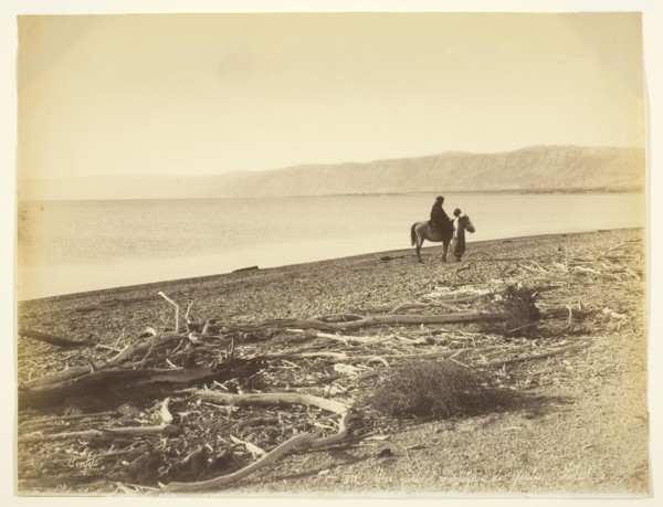 Mer Morte et Montagnes de Judée. Palestine(The Dead Sea and the Mountains of Judea, Palestine), 1875 Creator: Felix Bonfils.