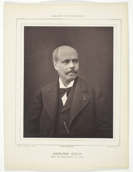 Adolphe Belot [French playwright and novelist], c. 1876. Creator: Ferdinand J. Mulnier.