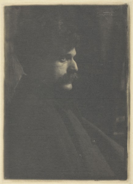 Portrait of Alfred Stieglitz, c. 1899. Creator: Frank Eugene.