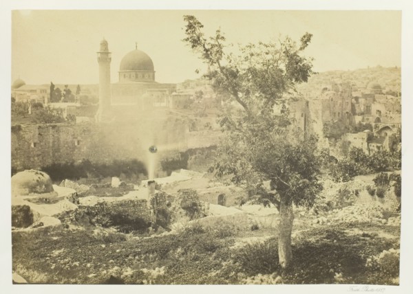 The Mosque of Omar, Jerusalem, 1857. Creator: Francis Frith.